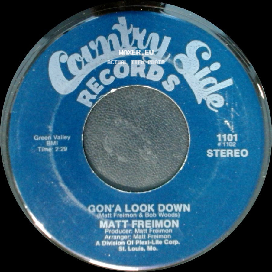 Matt Freimon - You Are My Sunshine / Gon'a Look Down side B