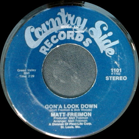 Matt Freimon - You Are My Sunshine / Gon'a Look Down side B