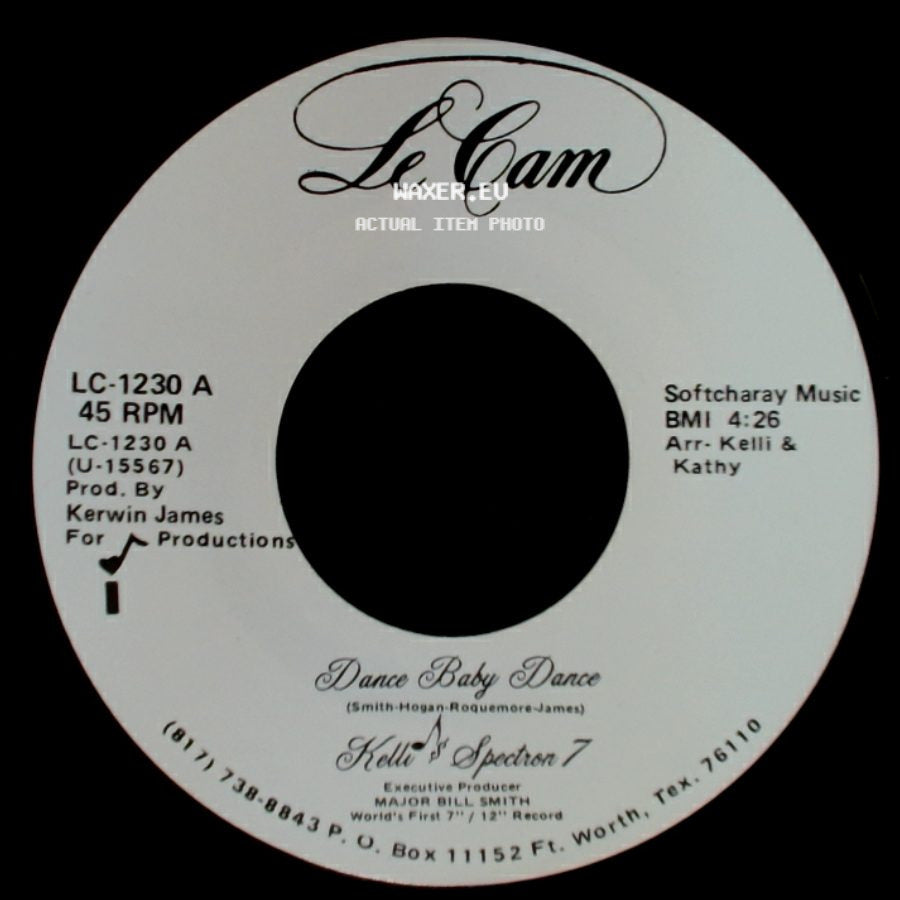 Kelli & Spectron 7 - Dance Baby Dance / Dance Baby Dance side B