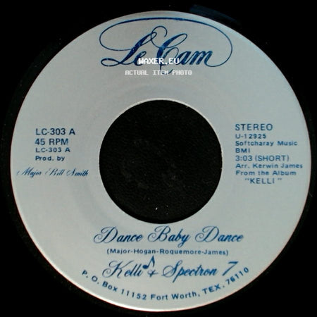 Kelli & Spectron 7 - Dance Baby Dance / Dance Baby Dance side B