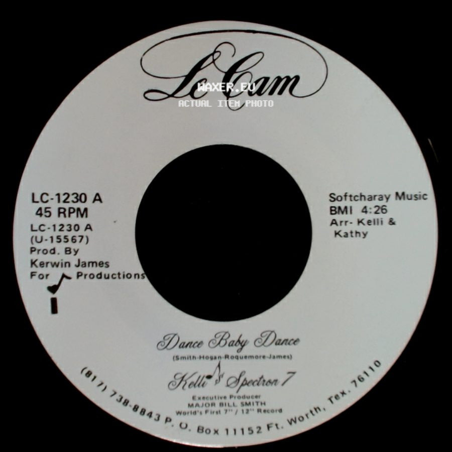 Kelli & Spectron 7 - Dance Baby Dance / Dance Baby Dance side B