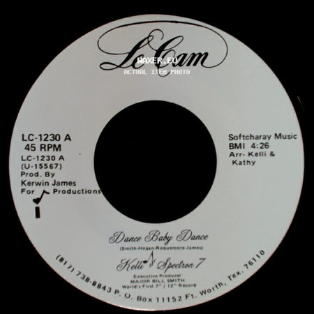 Kelli & Spectron 7 - Dance Baby Dance / Dance Baby Dance side B