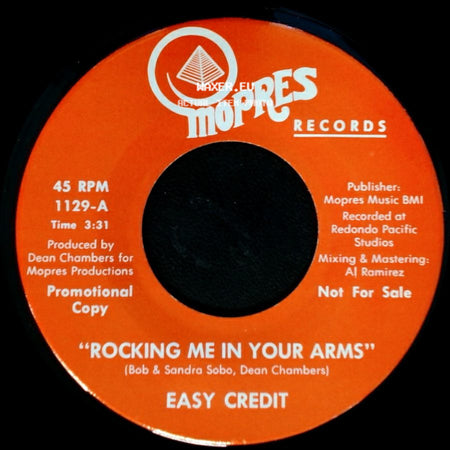 Easy Credit - Listen To Your Heart / Rocking Me In Your Arms side B