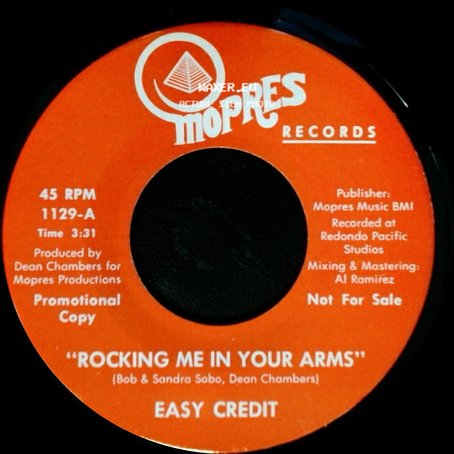 Easy Credit - Listen To Your Heart / Rocking Me In Your Arms side B