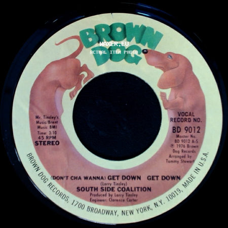 South Side Coalition - The Power-Play / (Don't Cha Wanna) Get Down Get Down side B
