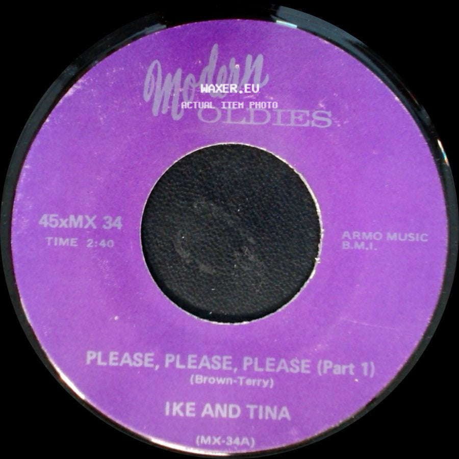 Ike And Tina - Please, Please, Please (Part 2) / Please, Please, Please (Part 1) side B