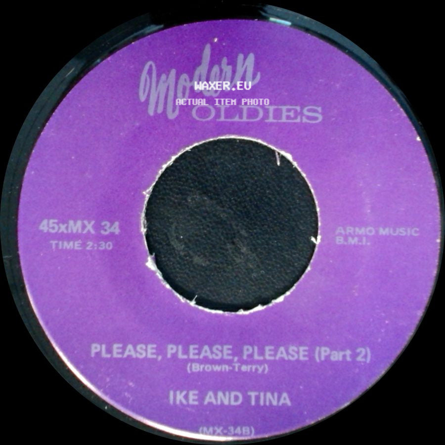 Ike And Tina - Please, Please, Please (Part 1) / Please, Please, Please (Part 2) side B