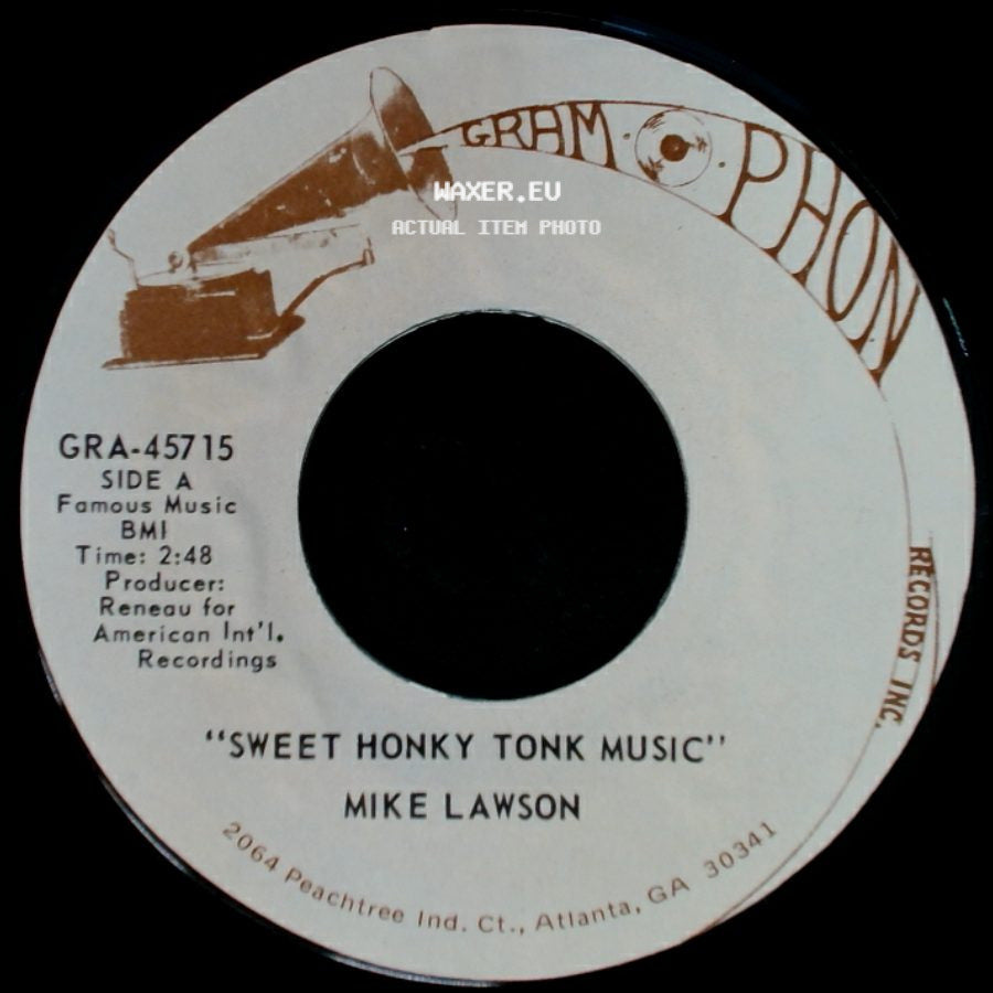 Mike Lawson - Sweet Honky Tonk Music / Time Can't Take The Pictures side A