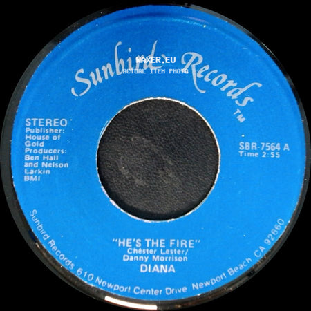 Diana - He's The Fire / What A Fool I Was (To Fall In Love With You) side A