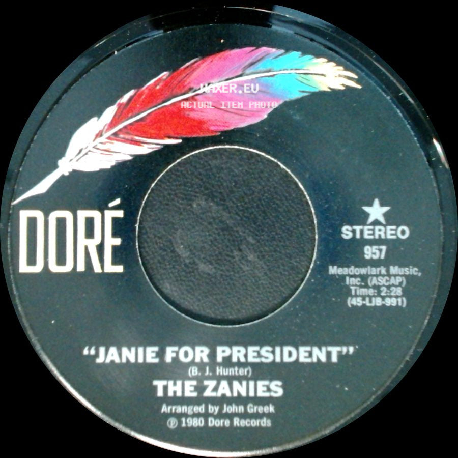 The Zanies - Janie For President / Los Angeles, Los Angeles side A