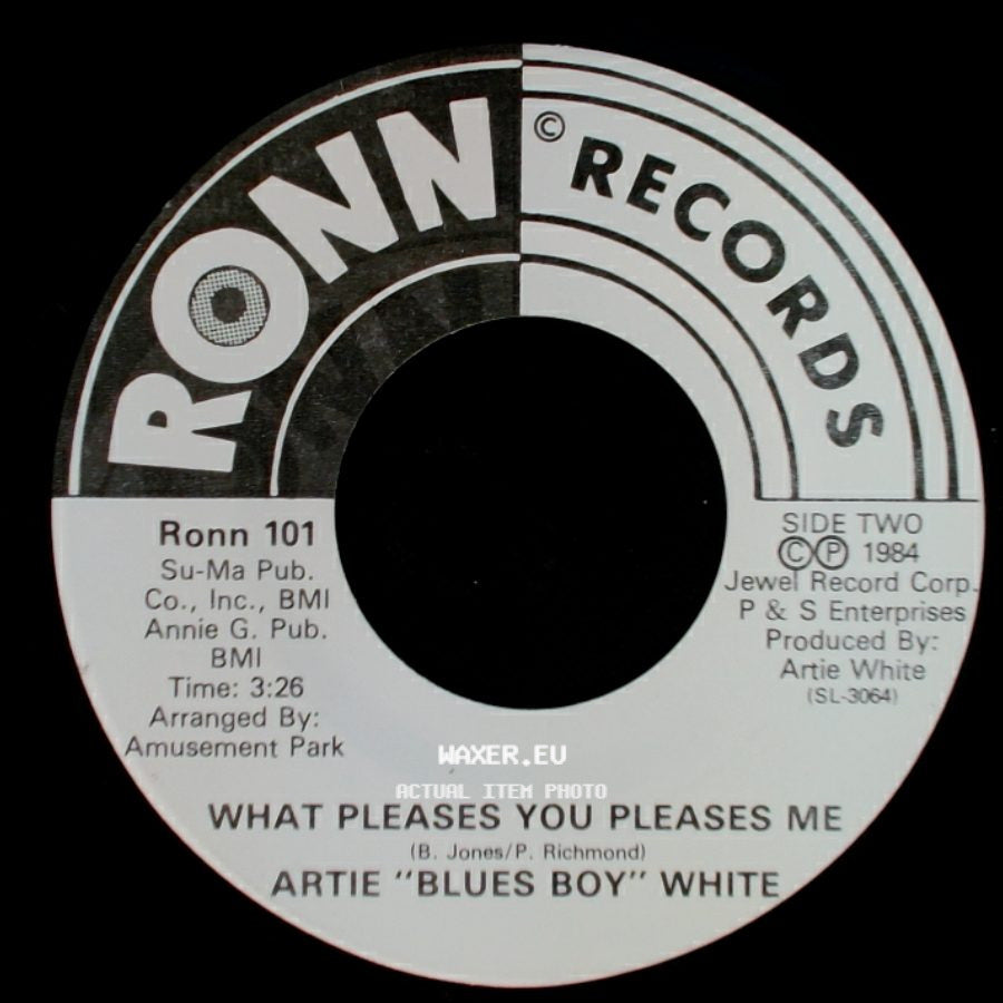 Artie "Blues Boy" White - Jimmie / What Pleases You Pleases Me side B