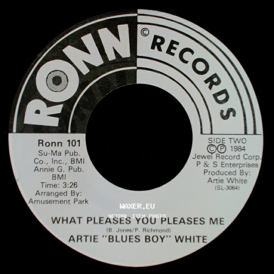Artie "Blues Boy" White - Jimmie / What Pleases You Pleases Me side B