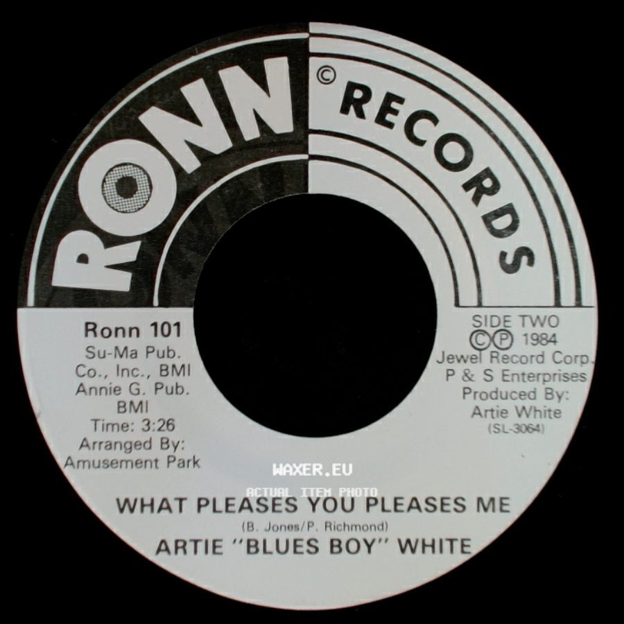 Artie "Blues Boy" White - Jimmie / What Pleases You Pleases Me side B