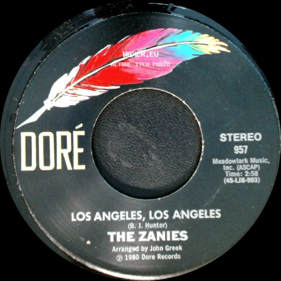 The Zanies - Janie For President / Los Angeles, Los Angeles side B