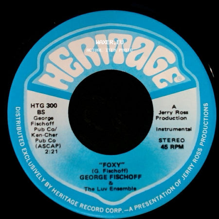 George Fischoff & The Luv Ensemble - Foxy / Foxy side A