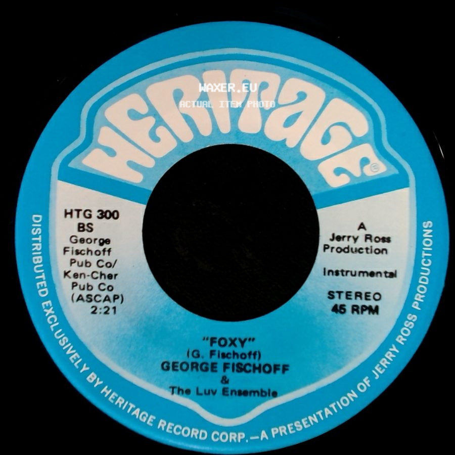 George Fischoff & The Luv Ensemble - Foxy / Foxy side A