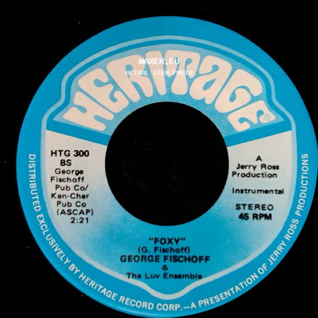 George Fischoff & The Luv Ensemble - Foxy / Foxy side A
