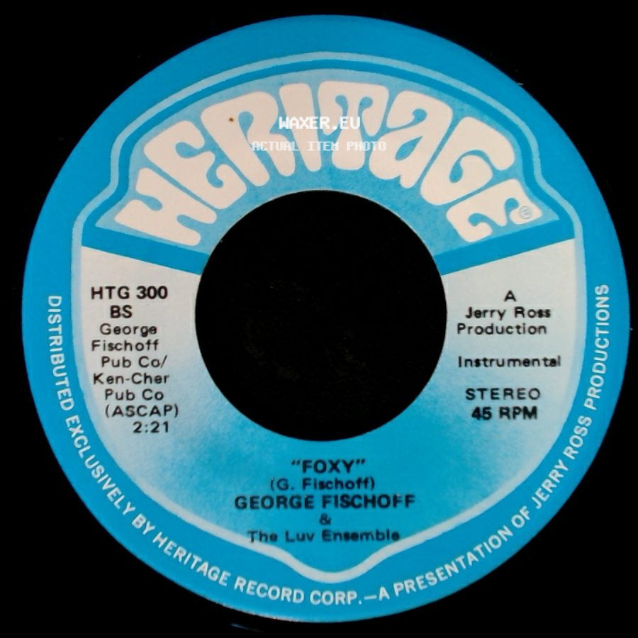 George Fischoff & The Luv Ensemble - Foxy / Foxy side B