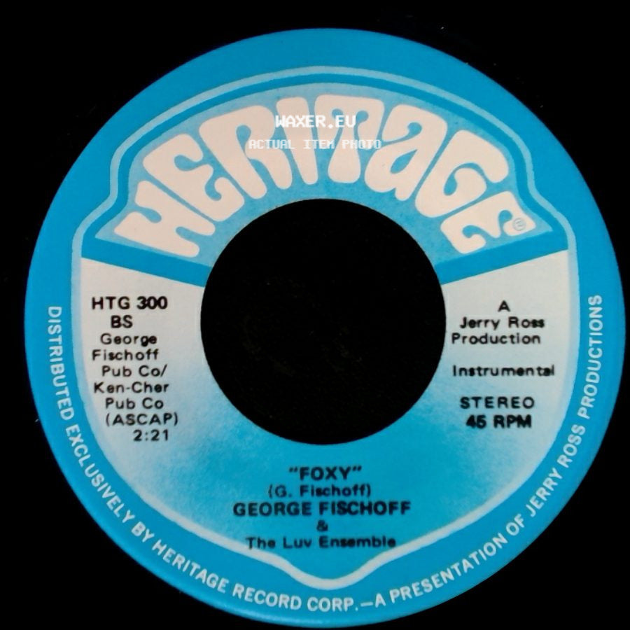 George Fischoff & The Luv Ensemble - Foxy / Foxy side A