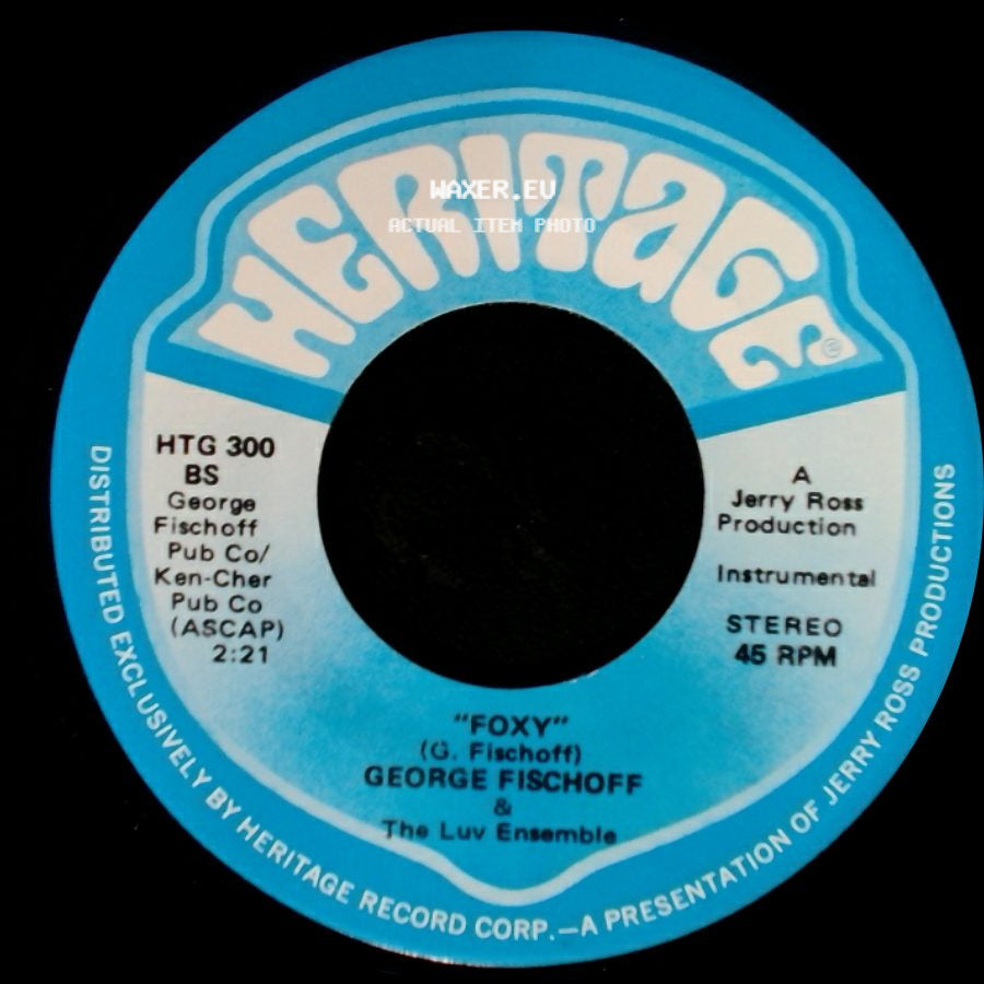 George Fischoff & The Luv Ensemble - Foxy / Foxy side B