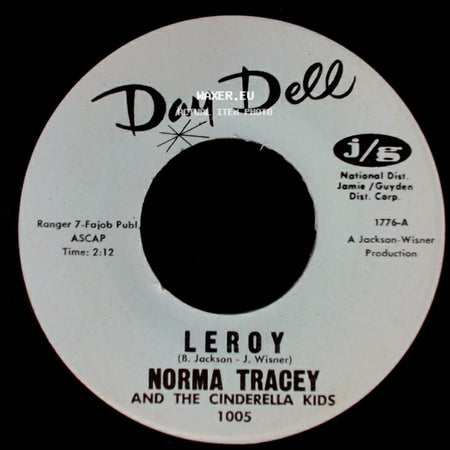 Norma Tracey And The Cinderella Kids / Big J.J. - Leroy / Harpsichord Blues side A