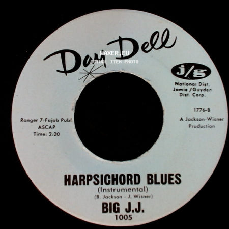 Norma Tracey And The Cinderella Kids / Big J.J. - Leroy / Harpsichord Blues side B