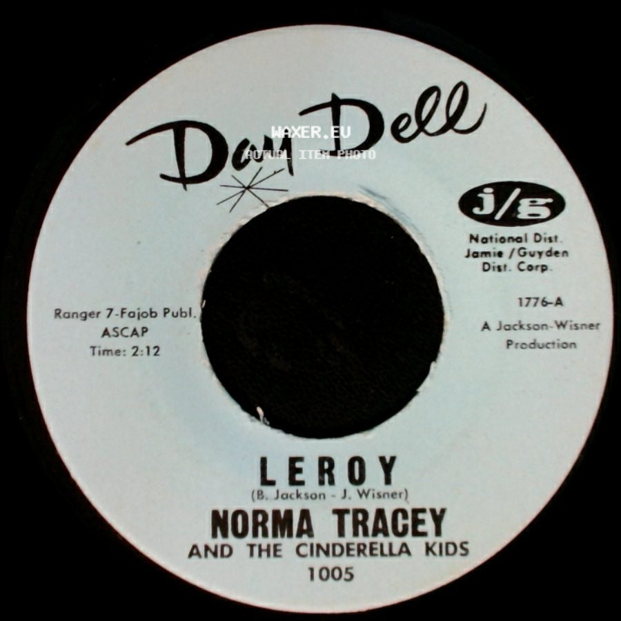 Norma Tracey And The Cinderella Kids / Big J.J. - Leroy / Harpsichord Blues side A