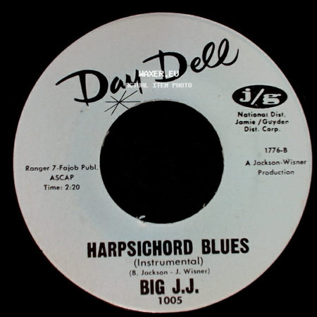 Norma Tracey And The Cinderella Kids / Big J.J. - Leroy / Harpsichord Blues side B