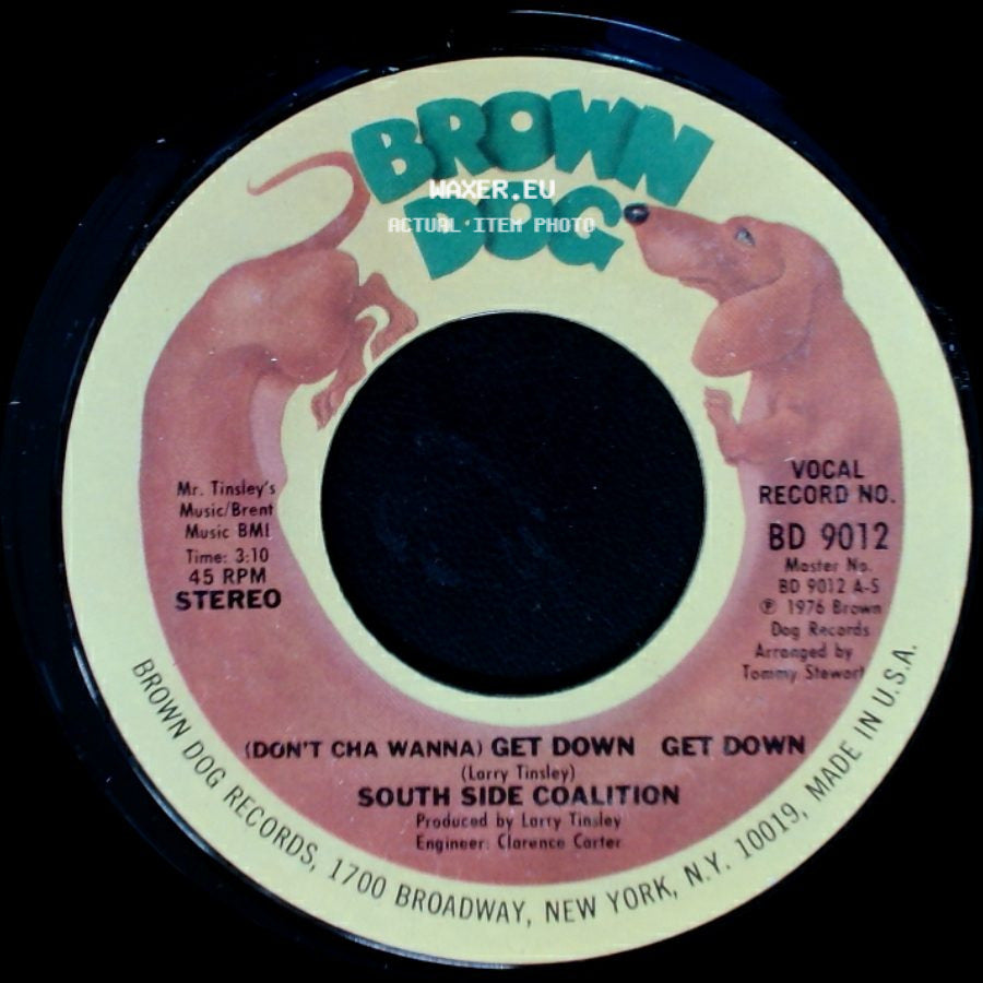 South Side Coalition - The Power-Play / (Don't Cha Wanna) Get Down Get Down side B