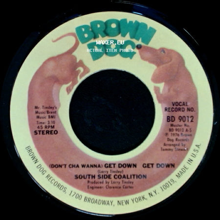 South Side Coalition - The Power-Play / (Don't Cha Wanna) Get Down Get Down side B