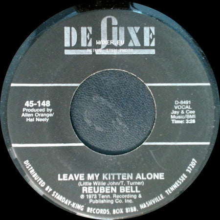 Reuben Bell - All The Time / Leave My Kitten Alone side B