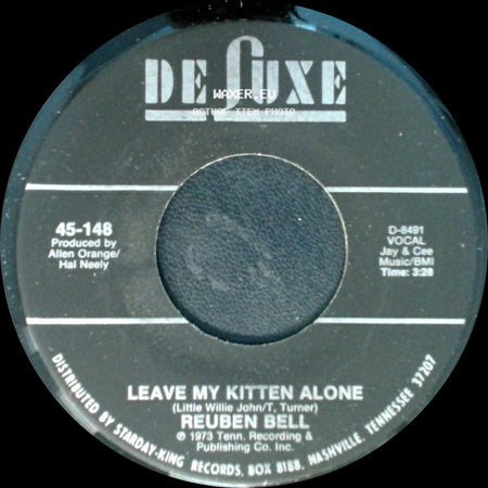 Reuben Bell - Leave My Kitten Alone / All The Time side A