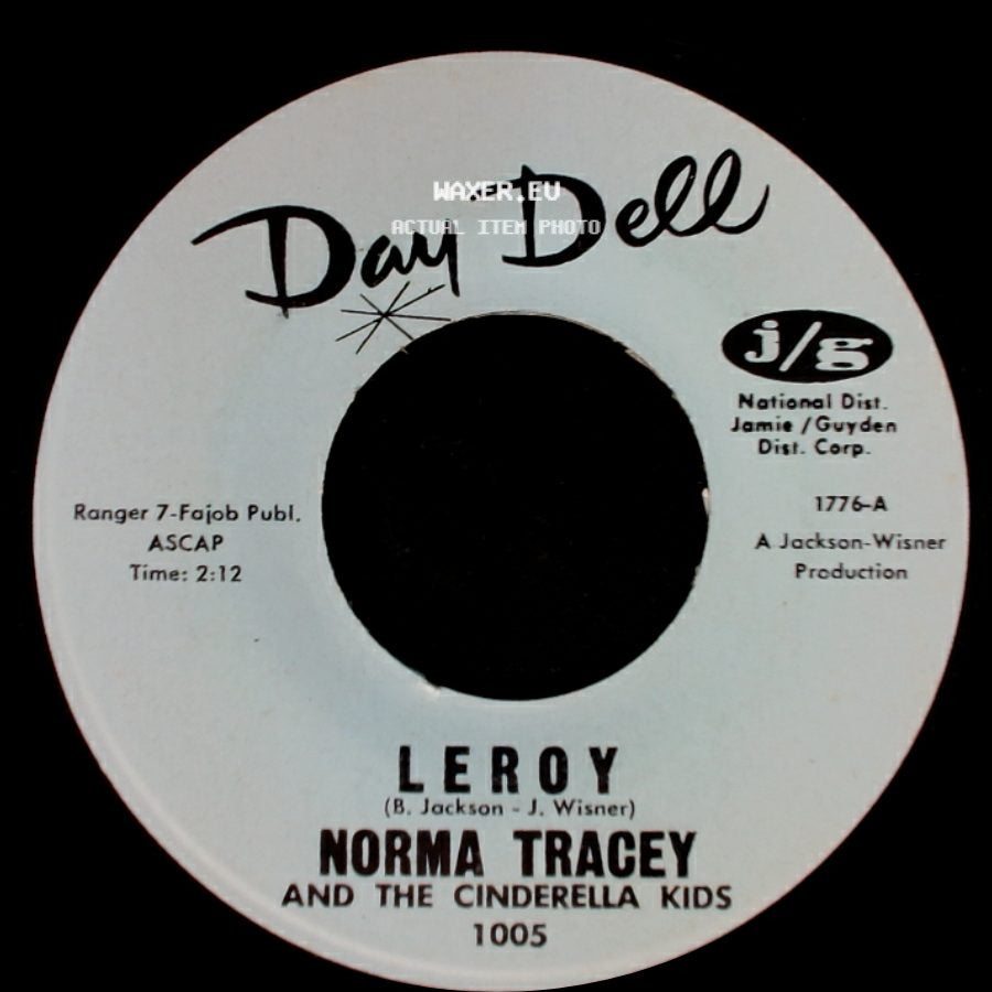 Big J.J. / Norma Tracey And The Cinderella Kids - Harpsichord Blues / Leroy side B