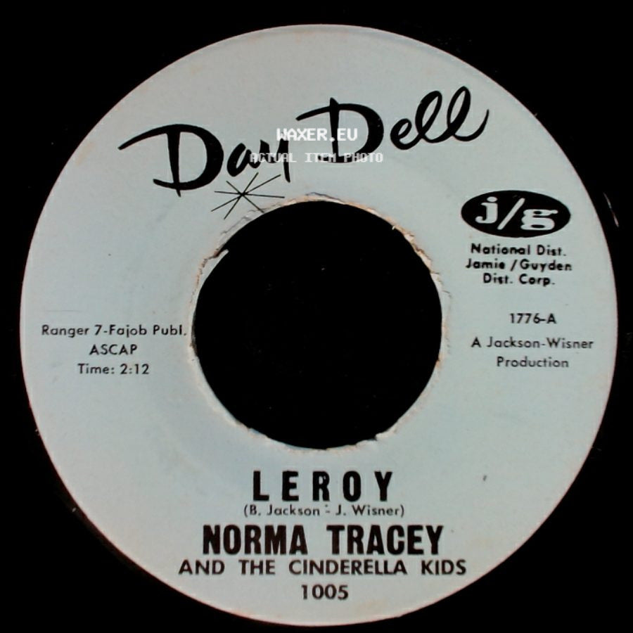 Norma Tracey And The Cinderella Kids / Big J.J. - Leroy / Harpsichord Blues side A