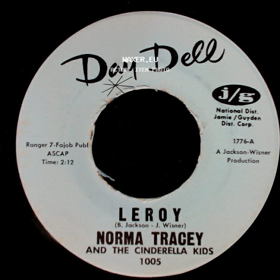 Norma Tracey And The Cinderella Kids / Big J.J. - Leroy / Harpsichord Blues side A