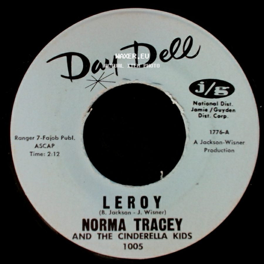 Big J.J. / Norma Tracey And The Cinderella Kids - Harpsichord Blues (Instrumental) / Leroy side B