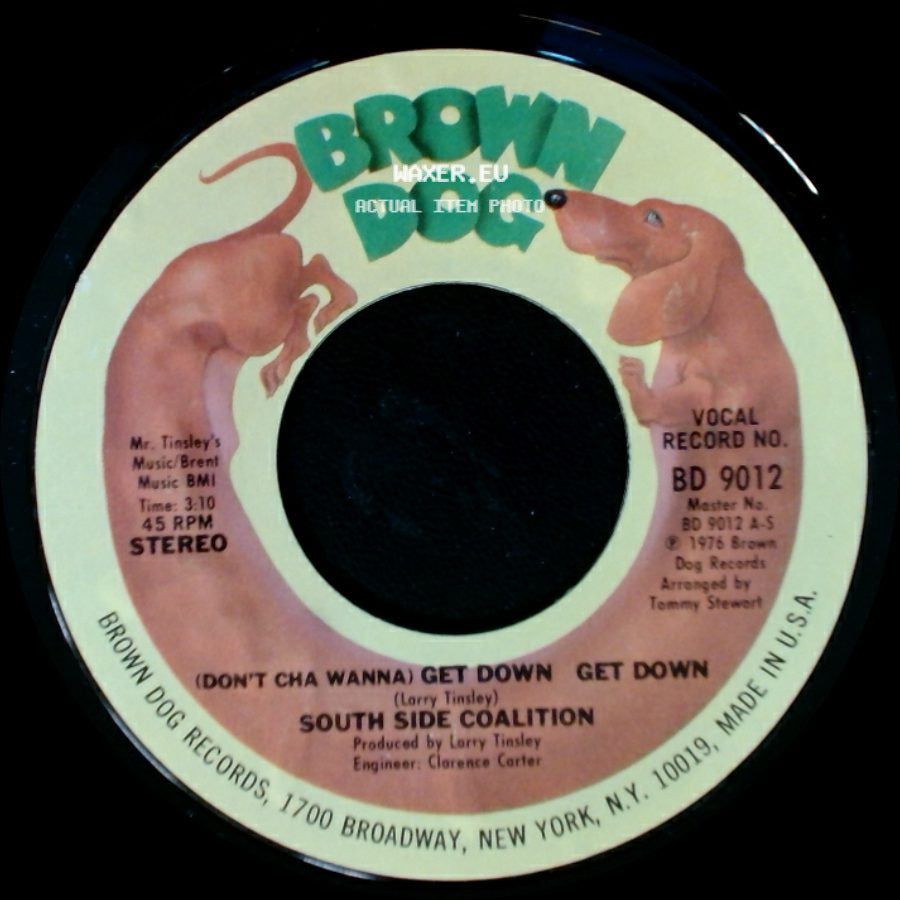 South Side Coalition - The Power-Play / (Don't Cha Wanna) Get Down Get Down side B