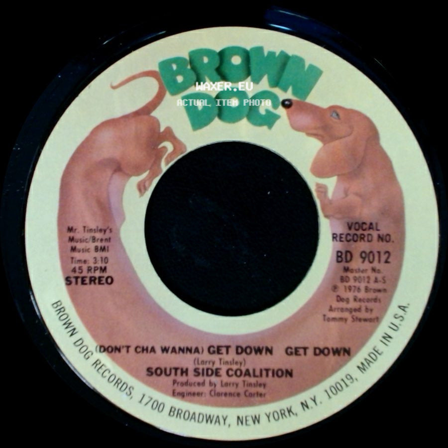 South Side Coalition - The Power-Play / (Don't Cha Wanna) Get Down Get Down side B