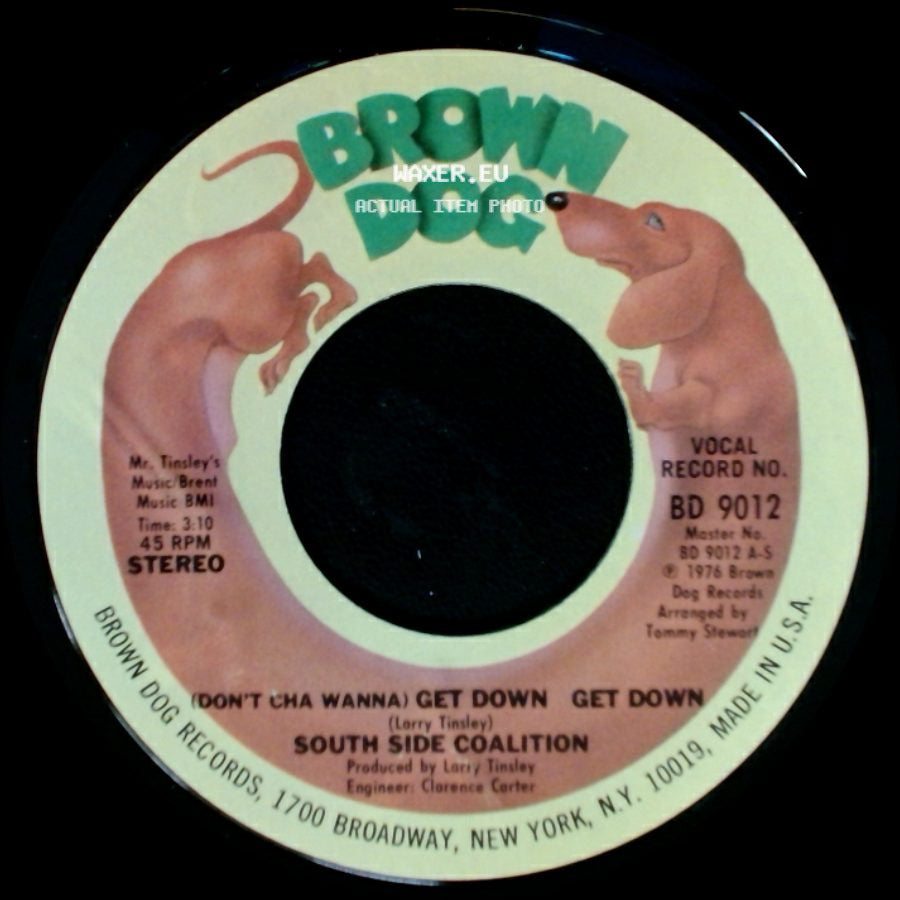 South Side Coalition - The Power-Play / (Don't Cha Wanna) Get Down Get Down side B