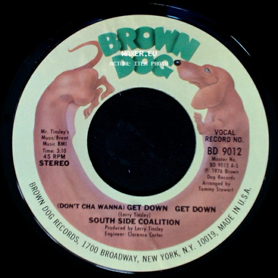 South Side Coalition - The Power-Play / (Don't Cha Wanna) Get Down Get Down side B