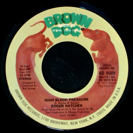 Roger Hatcher - We Gonna Make It / High Blood Pressure side B