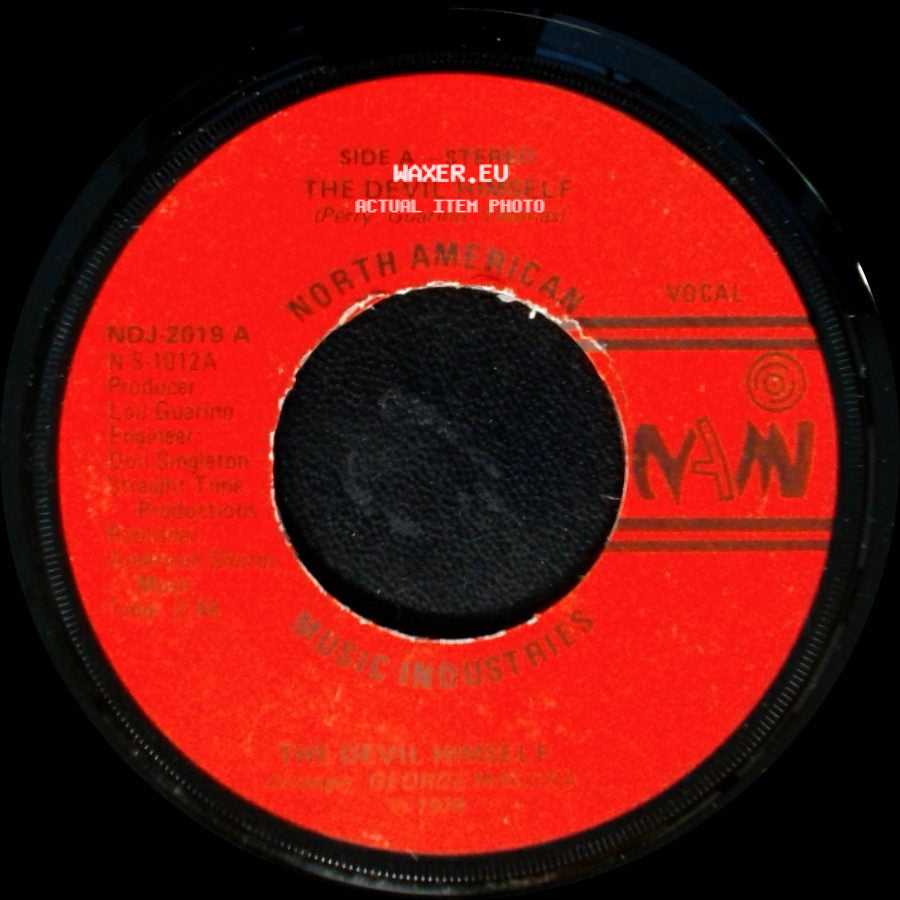 George Mccrae / George Jessel - The Devil Himself / The Devil Himself side B