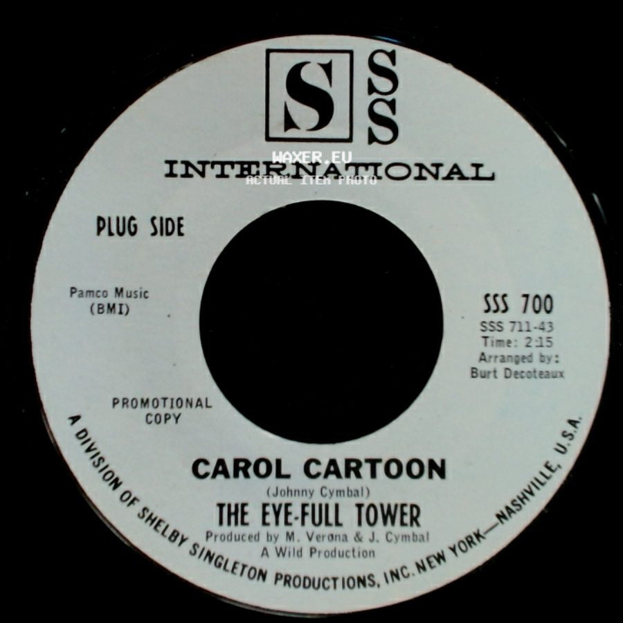 Carol Cartoon / The Eye-Full Tower - The Eye-Full Tower / How About Me side A