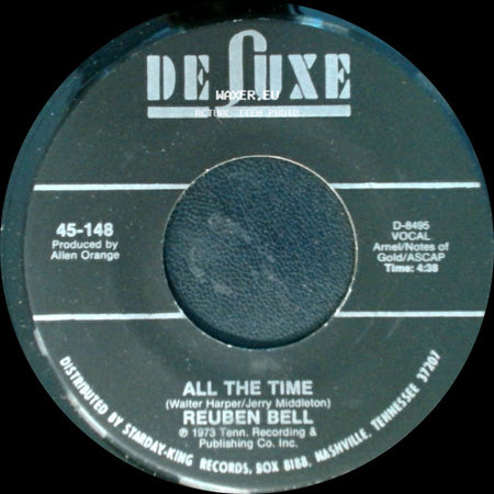 Reuben Bell - All The Time / Leave My Kitten Alone side A
