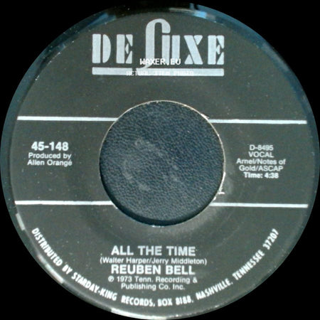 Reuben Bell - All The Time / Leave My Kitten Alone side A