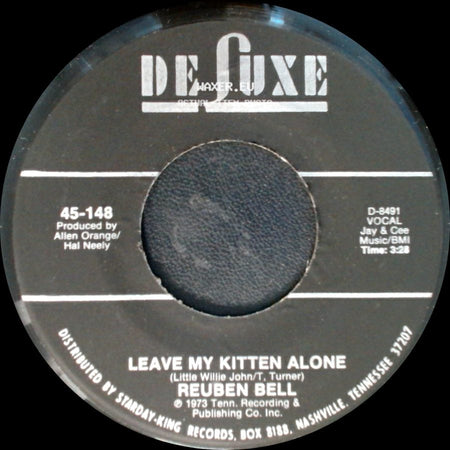 Reuben Bell - All The Time / Leave My Kitten Alone side B