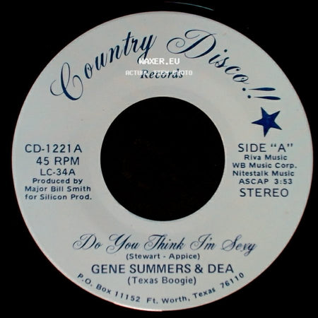 Gene Summers & Dea - Do You Think I'm Sexy / The Clown side A
