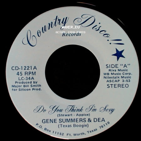 Gene Summers & Dea - Do You Think I'm Sexy / The Clown side A