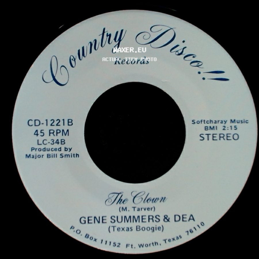 Gene Summers & Dea - Do You Think I'm Sexy / The Clown side B