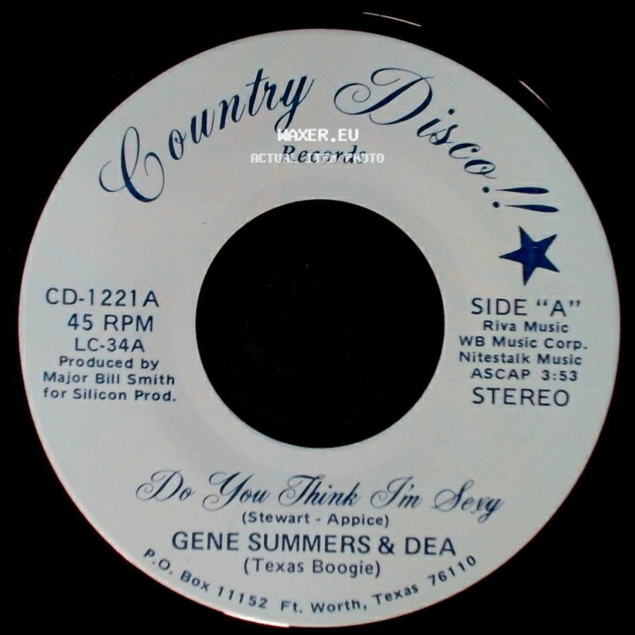 Gene Summers & Dea - Do You Think I'm Sexy / The Clown side A
